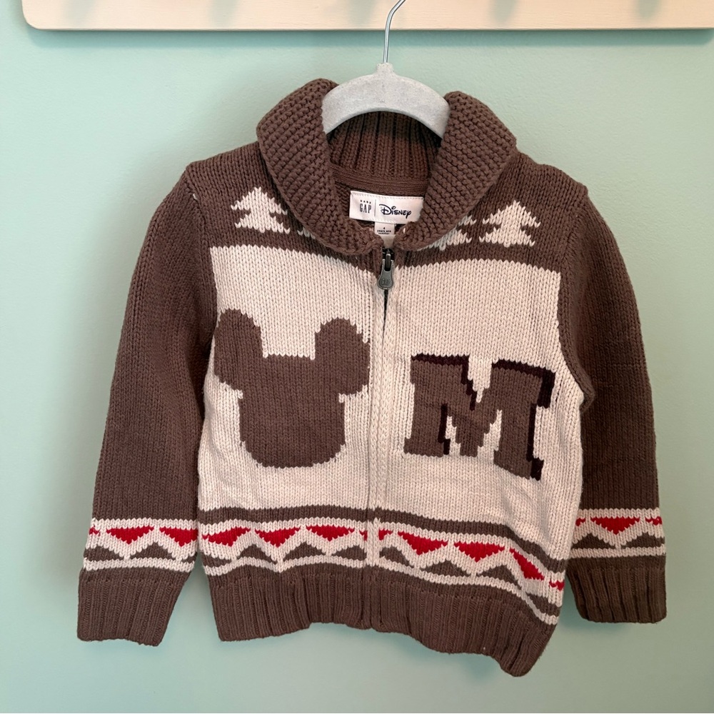GAP Disney Mickey Mouse Knit Sweater